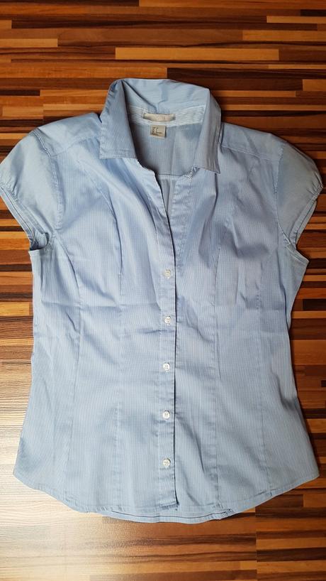 Bledomodra košela h&m, h&m,34