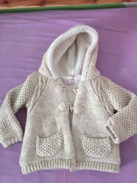 Hruby huňatý svetrik, zara,98