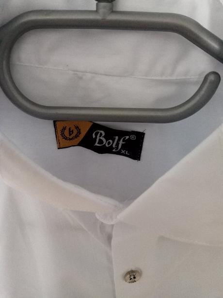Biela košeľa bolf, l / xl