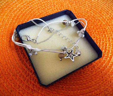 Náramok na členok s príveskami, 