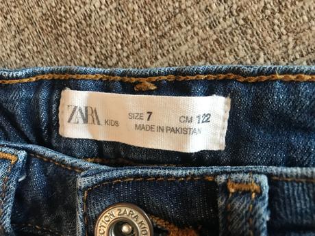 Riflové šortky, zara,122