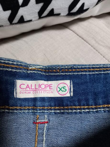 Džínsová minisukna calioppe, xs
