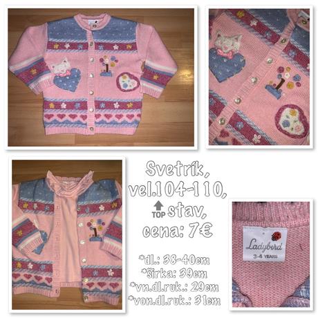 Veselý svetrik, ladybird,104