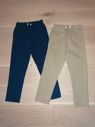 2x ľanové nohavice, next,122