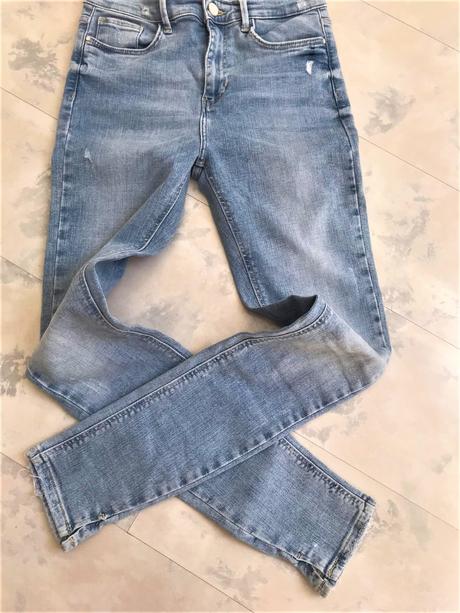 Trendové rifle s vysokým pásom, zara,38