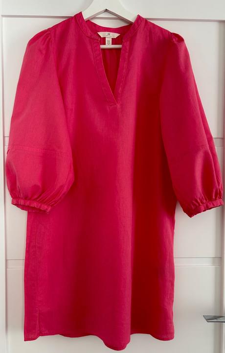 Tunikové šaty bavlna + ľan, h&m,xs