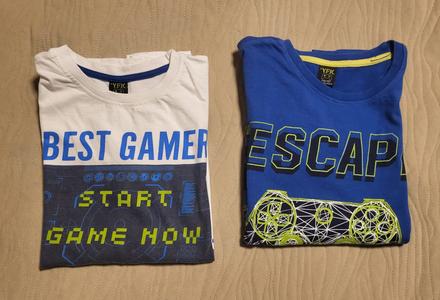 2x tričko dlhý rukáv velk. 146/152, 146