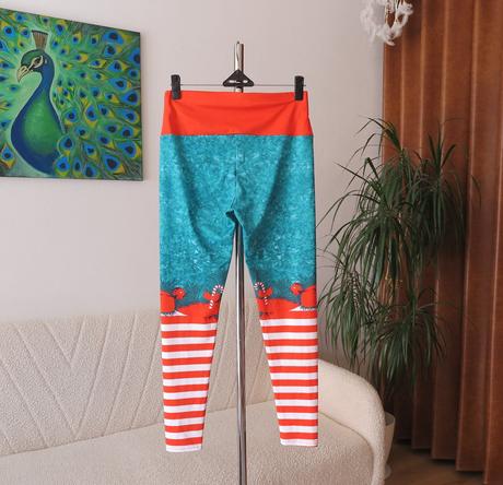Štýlové legíny s vysokým pásom, l