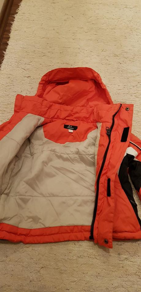 Oranžová bunda vel.116-122, 116