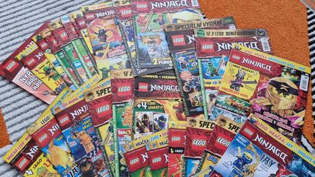 Časopisy lego ninjago,