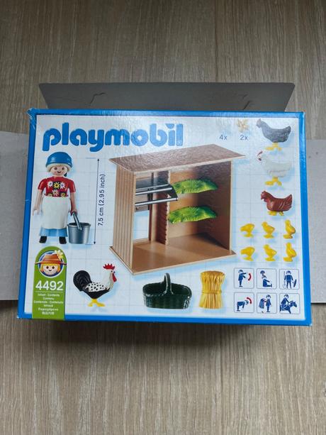 Playmobil kurník so sliepkami model 4492, 
