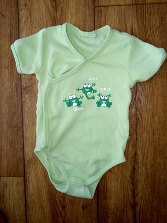 Zelene zavinov.body so žabkami 62/68, 68