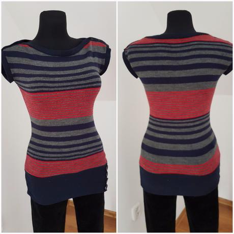 Jesenné pletené šaty top vel.m, m