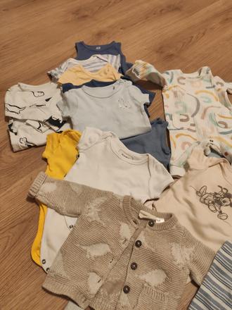 Newborn balík oblečenia, 50–62