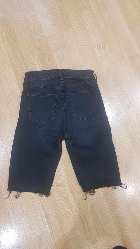 Riflové kraťasy v. 34  (xs), h&m,34