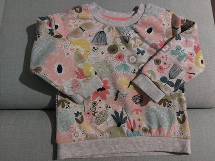 Kvetovana mikina, nutmeg,86