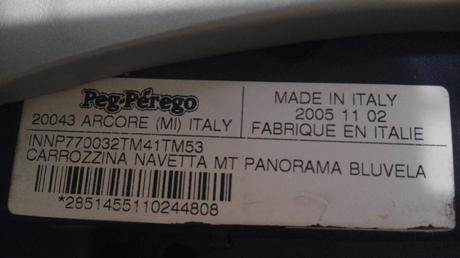 Vanicka navetta modra - peg-pérego, peg-pérego