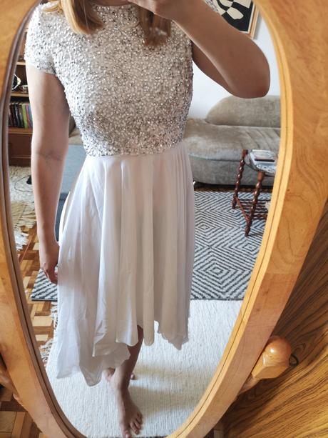 Šaty lace & beads, m