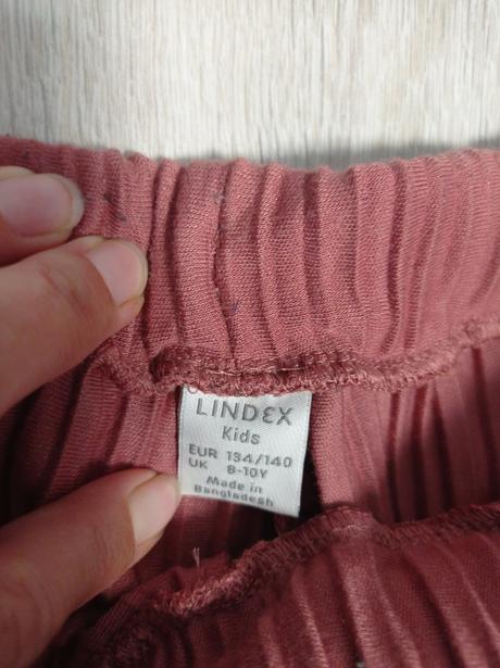 Široké plysovane nohavice, lindex,134