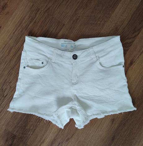 Biele riflové šortky, esmara,m