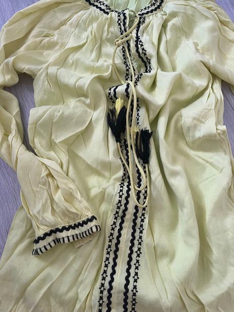 Zlte saty alebo prehoz na plavky, chantall,s