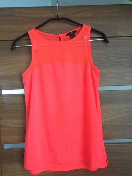 Top bez rukávov, h&m,xs