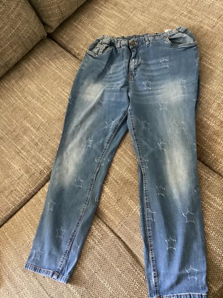 Rifle v zosuchanom vzhľade s hviezdičkami, bonprix,54