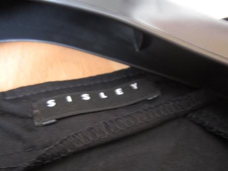 Čierne šaty sisley, sisley,xs