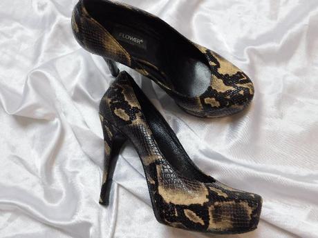 Kvalitne pyton topanky z pravej kože, 37