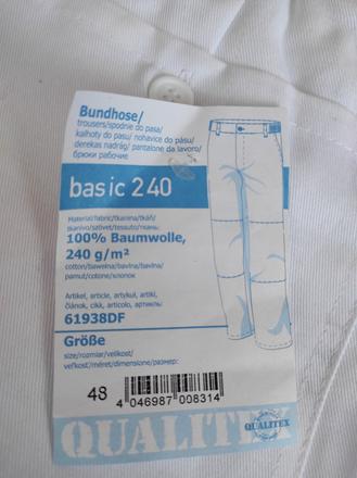 Pracovné nohavice, 48