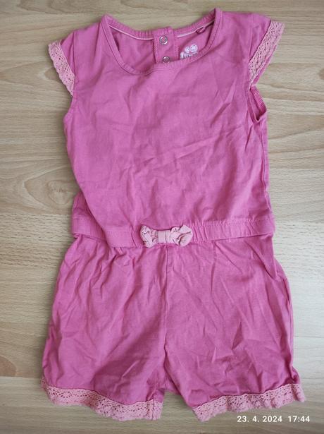 Letný overal pre dievčatko 92, lupilu,92