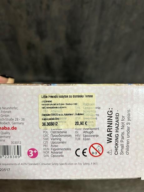 Little friends - nabytok do domčeka terasa, 