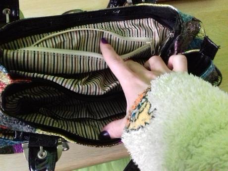 Color pastelova menšia kabelka, 