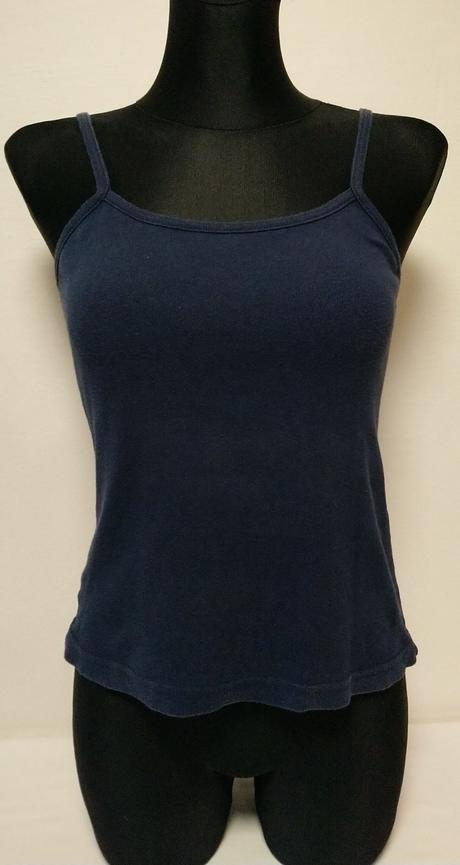 Dámsky bavlnený tmavo modrý top, stars, xs