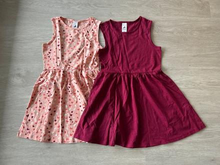 Dievcenske bavlnene saty vel. 134, palomino,134