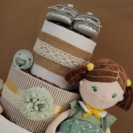 Plienková torta dievčatko zo záhrady,