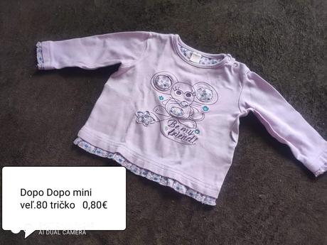 Tričko, dopodopo,80