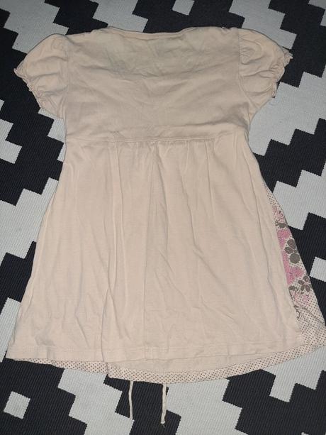 Krásne romantické tričko/tunika na 5-8r., 122