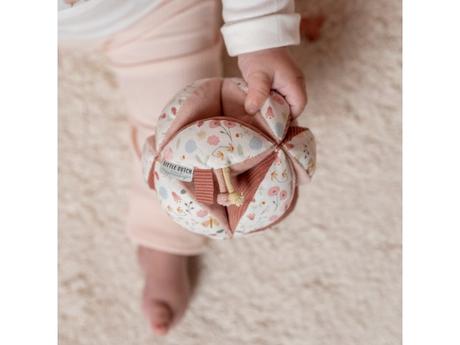 Little dutch loptička textilná ruzová alebo modrá,