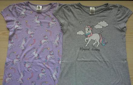 2ks nočná košeľa lindex veľ. 134/140, lindex,134