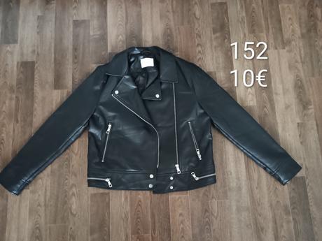 Kožená bundička, zara,152