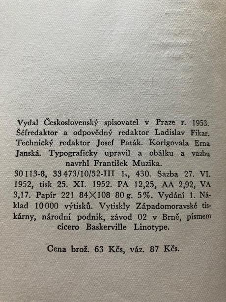 Sbohem a šáteček vítězslav nezval (1953), 