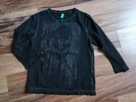 Tričko s lebkou, benetton,92