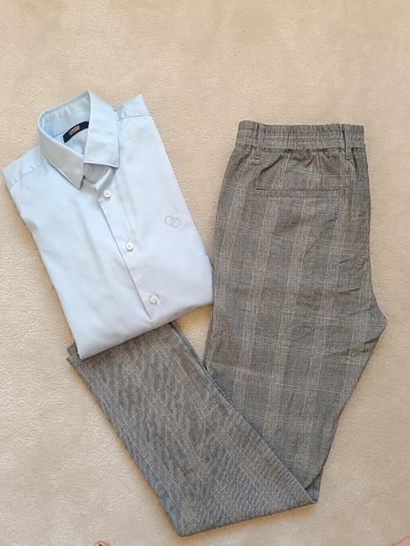 Elegantné kárované nohavice, slim strih, reserved,m