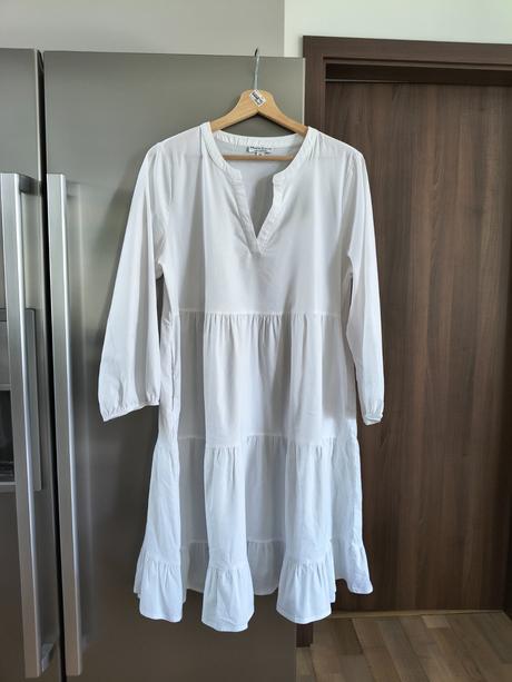 Marie lund copenhagen oversize midi letné šaty m-l, m