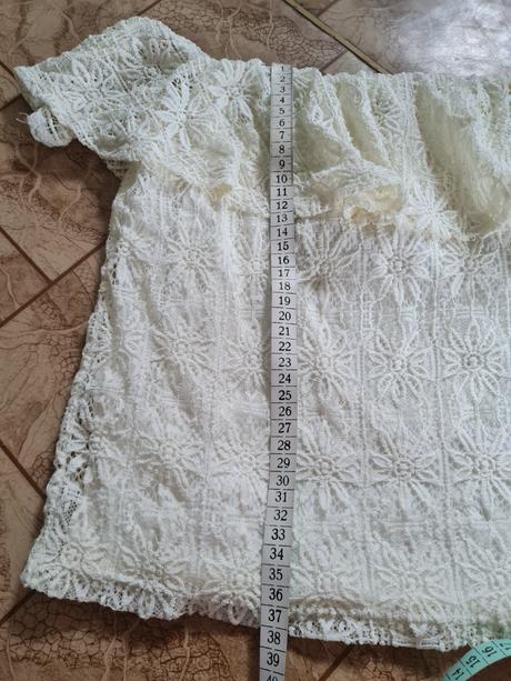 Čipkovaný top, s