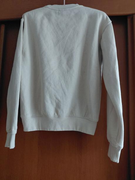 Biela mikina, h&m,xs