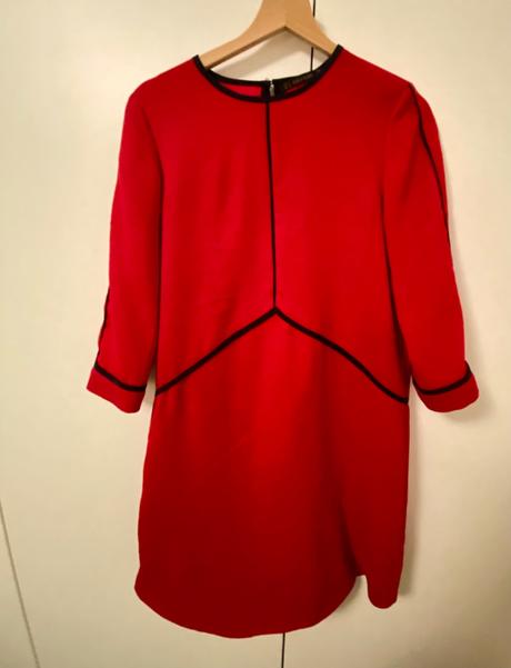 Červené šaty zara, zara,m