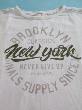 Biele bavlnené tričko, 134