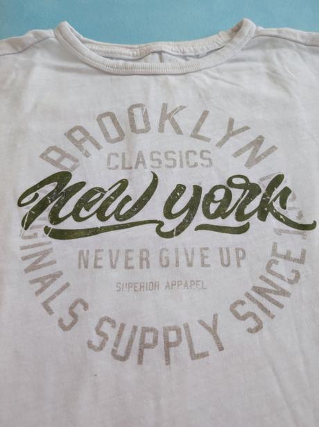 Biele bavlnené tričko, 134